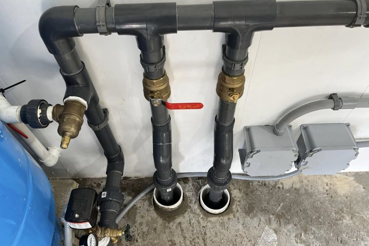 Klutz Well Drilling — on-site water system work